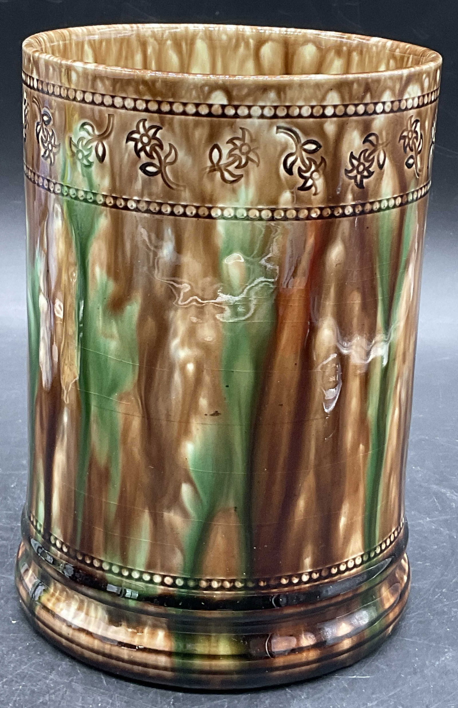 D. KEEGAN 05 Drip Glazed Ceramic Vase Vessel (1 of 7)