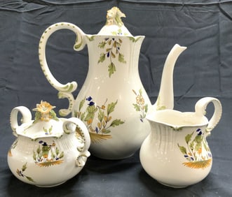 ESTE CERAMICHE Prc Coffee Set 3pcs Italy