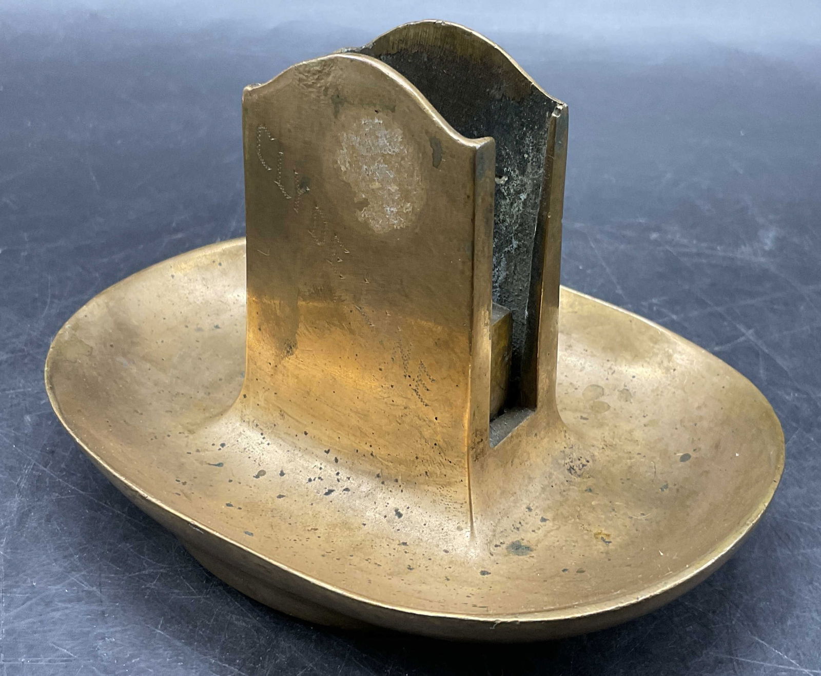 WM BERNARD NEW YORK Ashtray & Matchbox Holder (1 of 8)