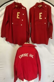 Lot 3 Vintage Firemans Parade Uniforms