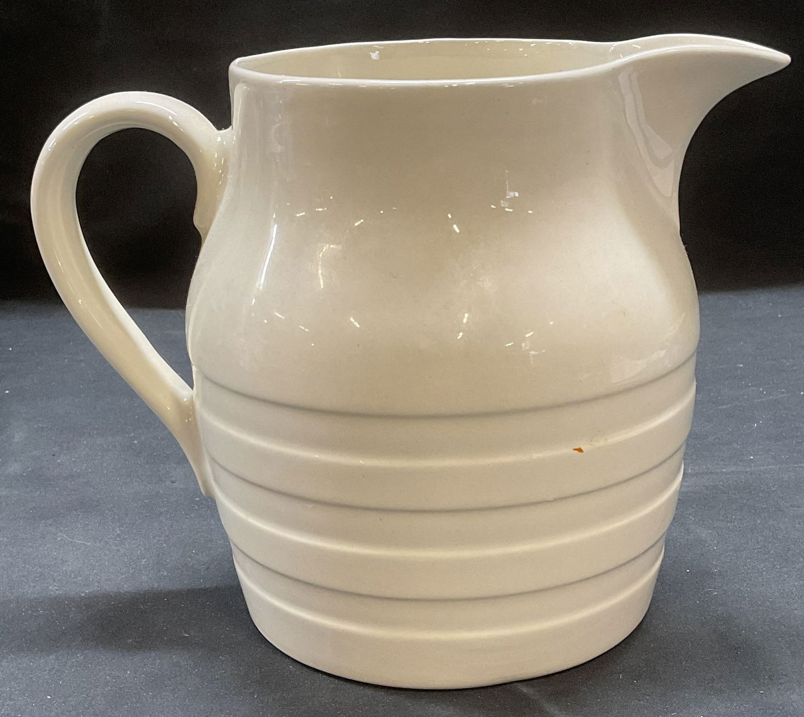 Burleigh White Ironstone Pitcher, England (1 of 6)