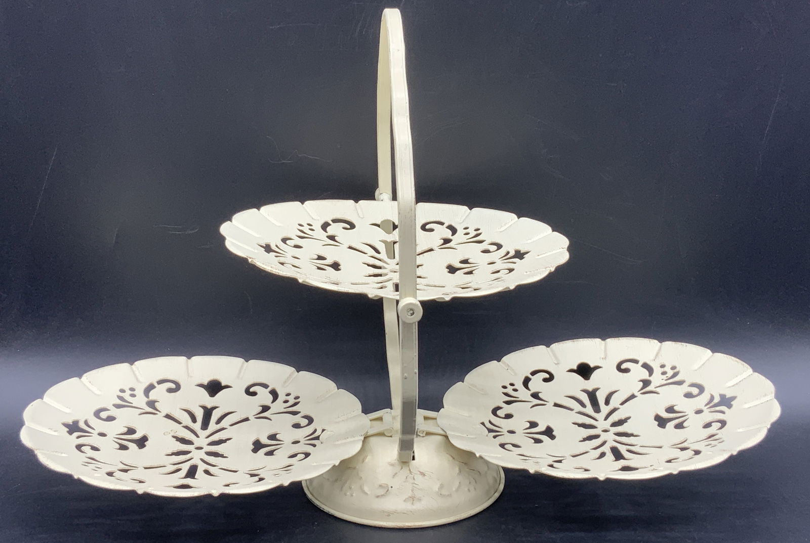 Three Tier Collapsible Metal Serving Tray (1 of 8)