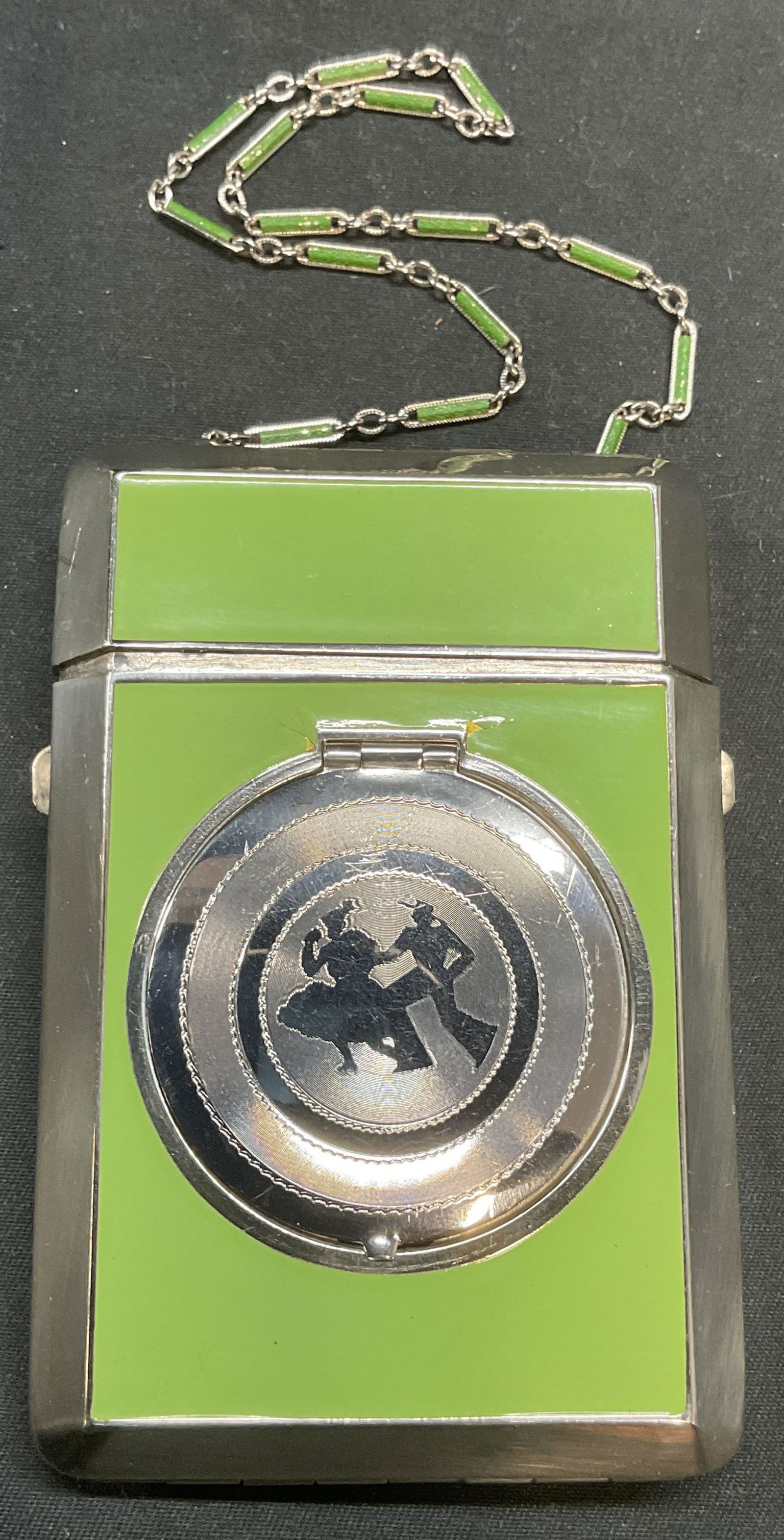 Vtg Terri Green Bakelite Makeup Vanity Case (1 of 6)