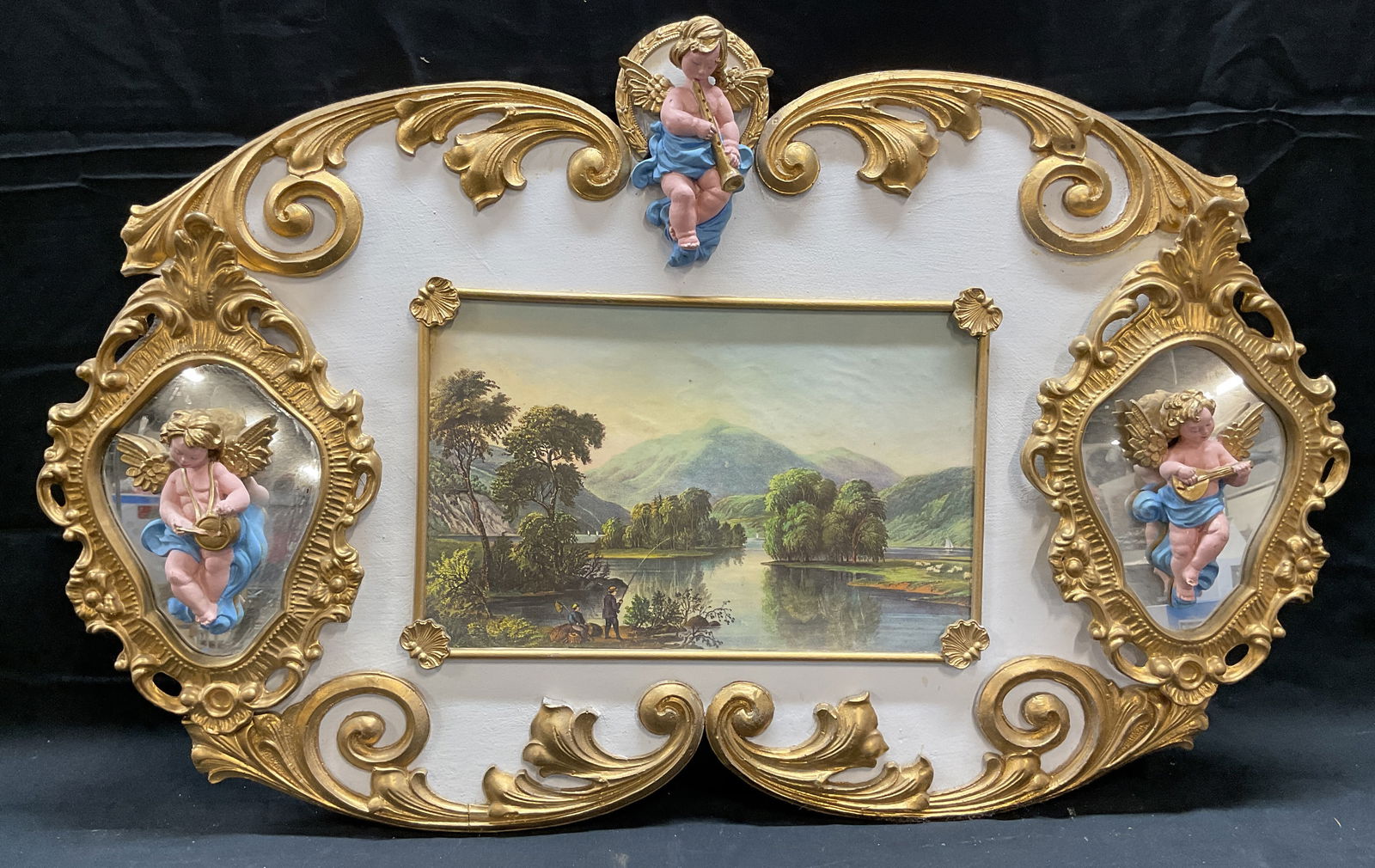 Ellie Haggerty River Scenery Cherub Carousel Panel (1 of 7)