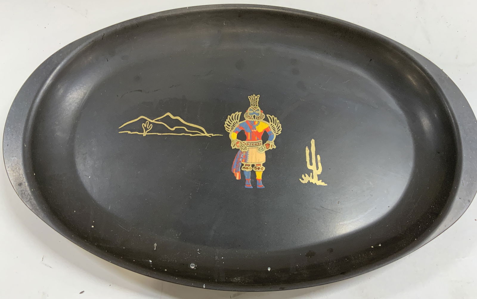 COUROC KACHINA HOPI Phenolic Serving Tray (1 of 8)