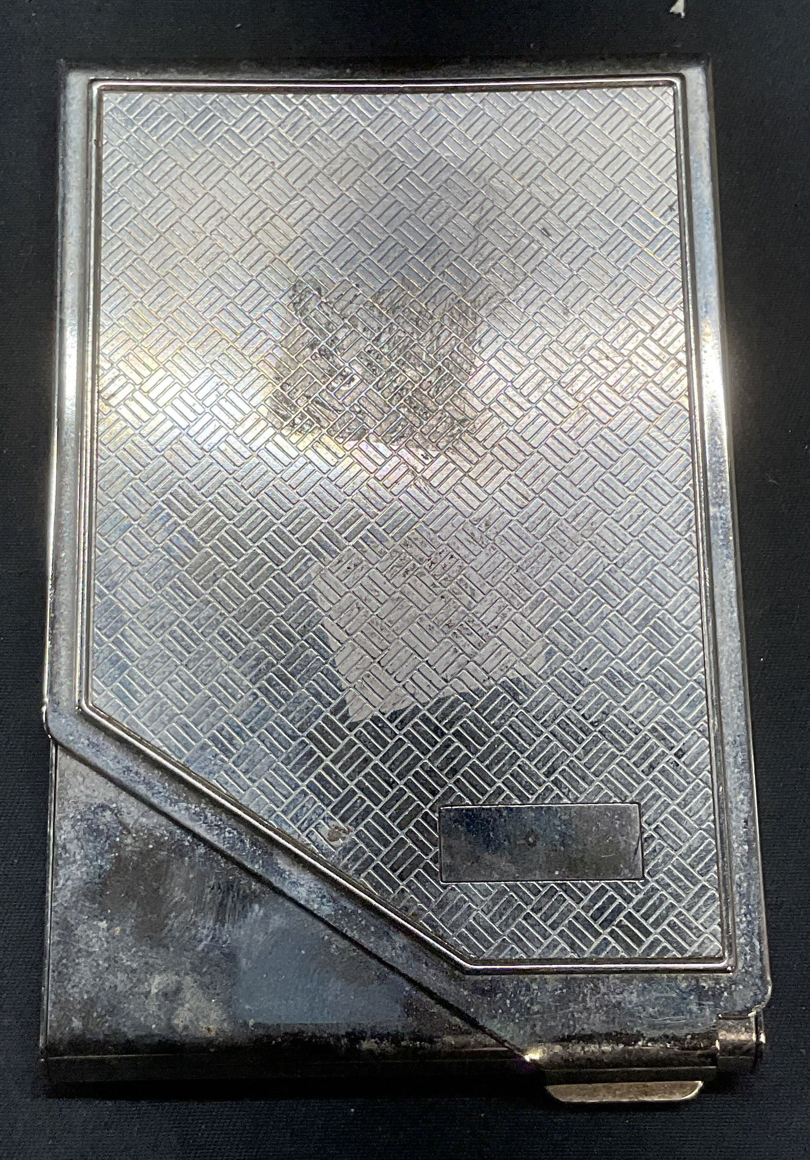 Vintage Silver Tone Cigarette Case (1 of 6)