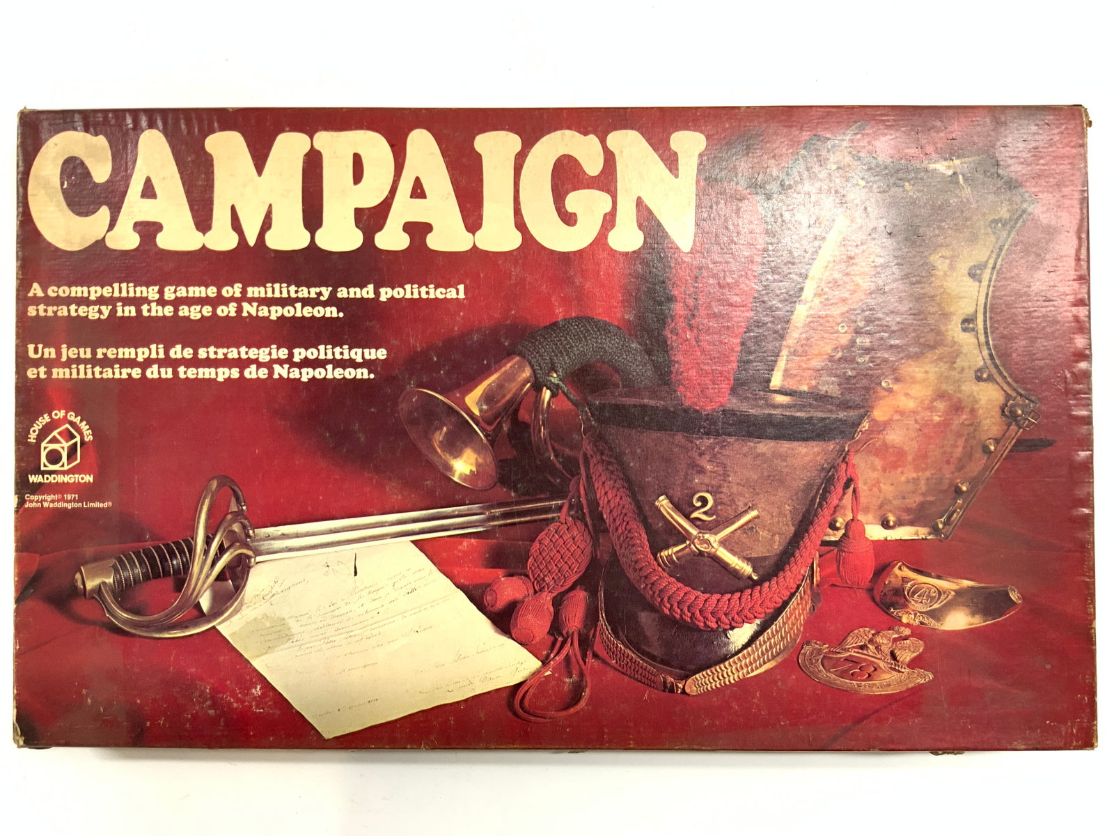 CAMPAIGN Vintage Board Game W Box (1 of 7)