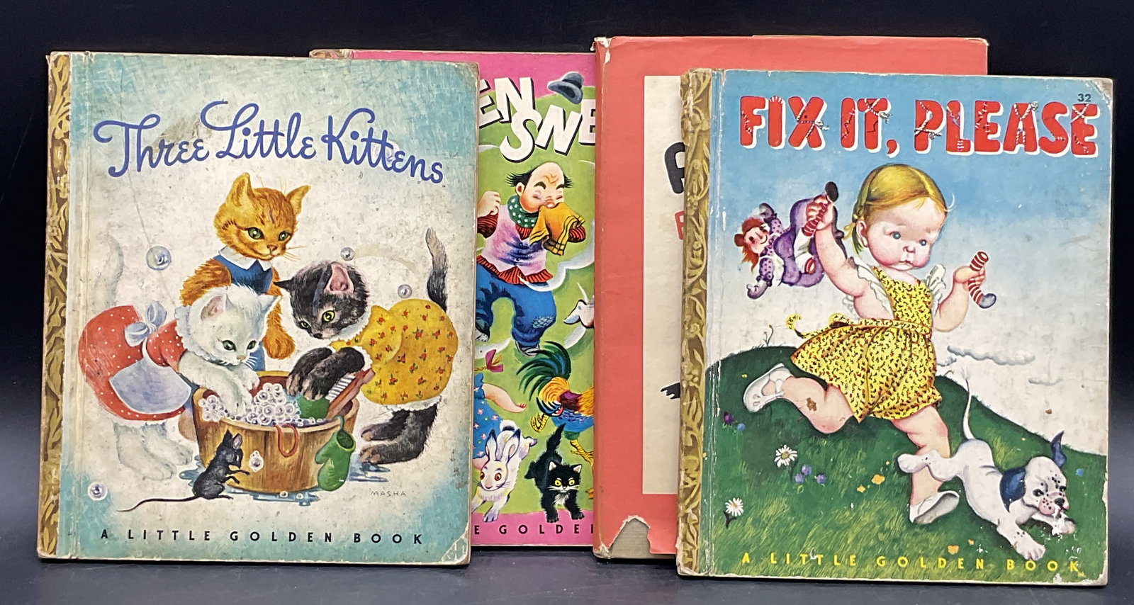 Lot 4 Vintage Illustrated Childrens Books, 1942+ (1 of 13)