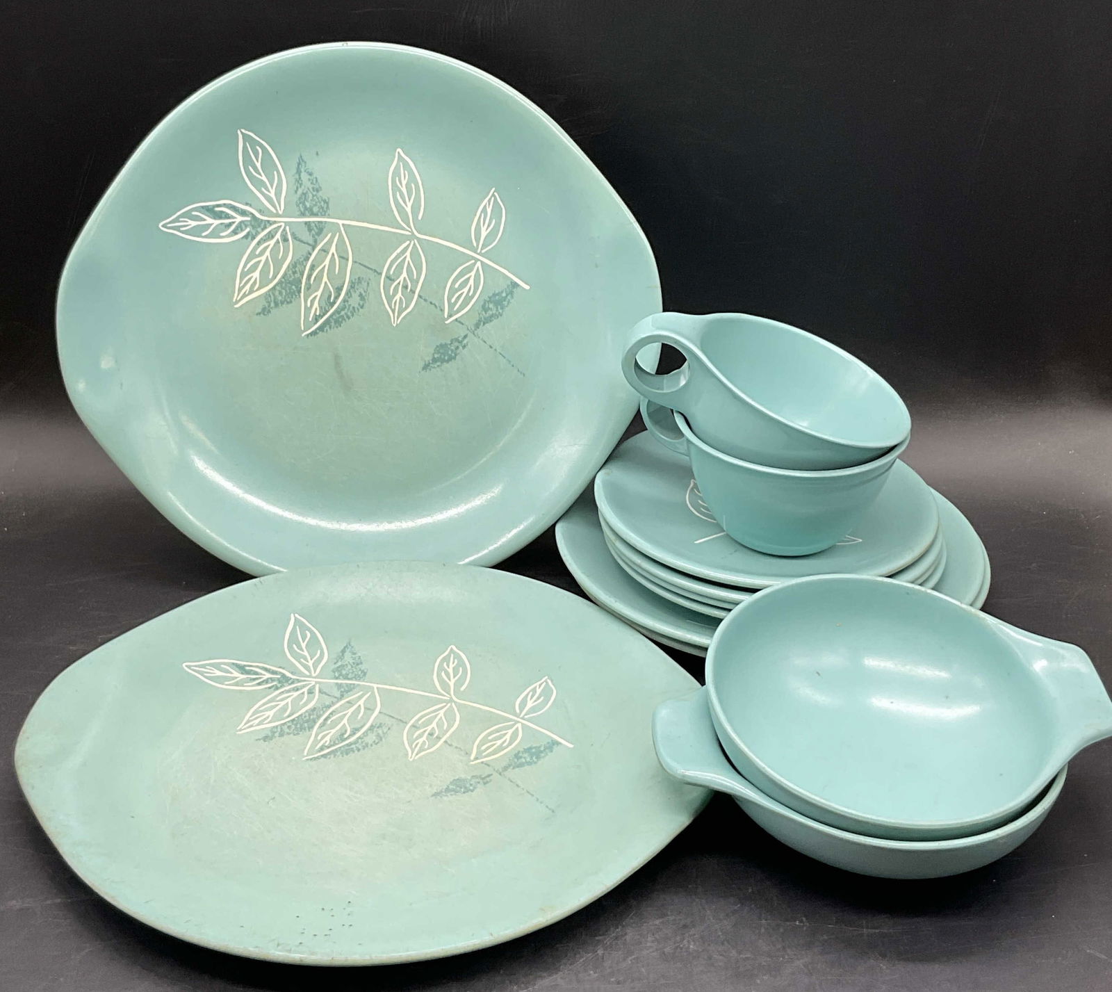 Set 12 RUSSEL WRIGHT MCM Melamine Dinnerware (1 of 9)