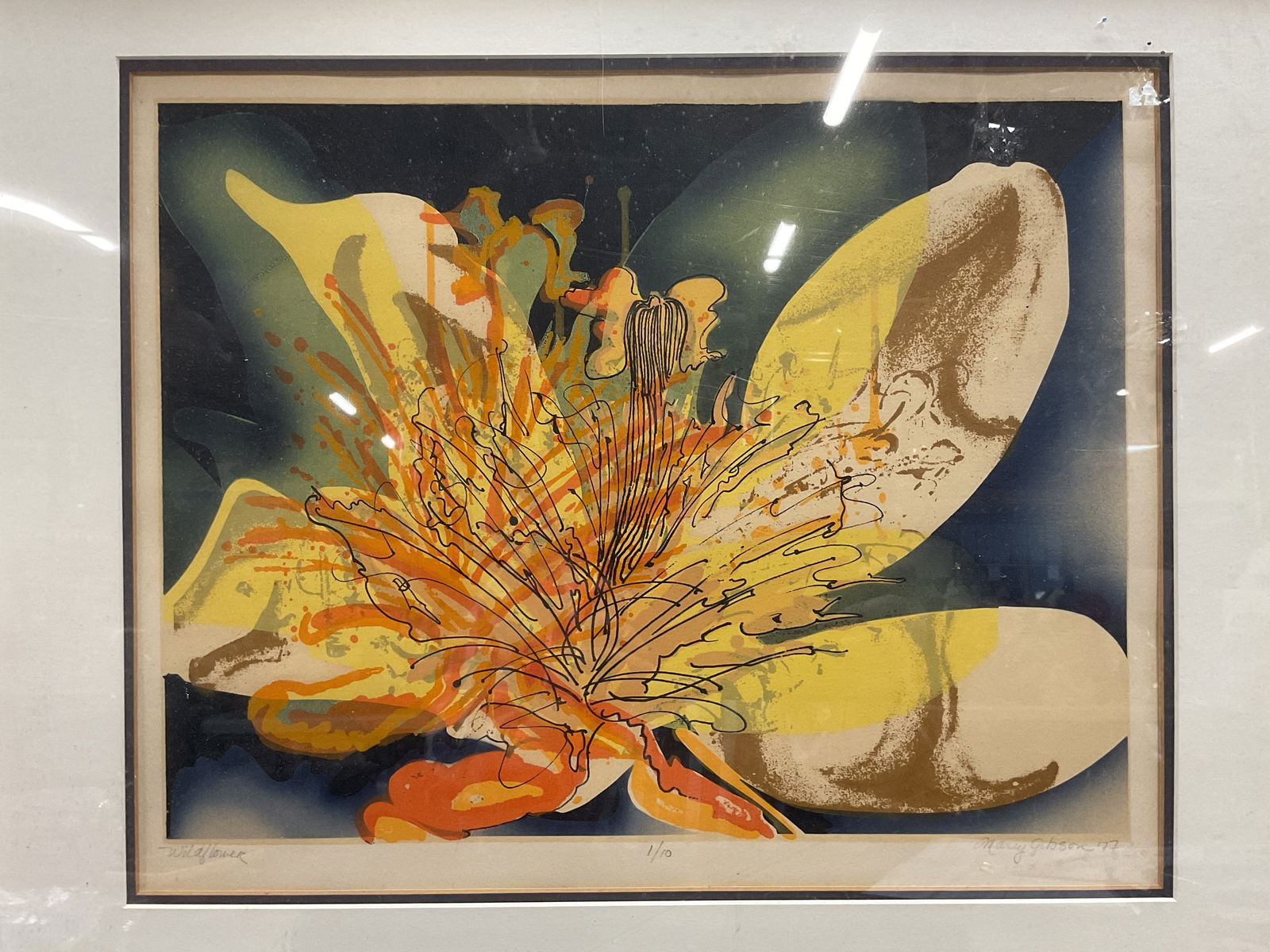 Signed Mary Gloson Wildflower Ltd Edt Print (1 of 7)