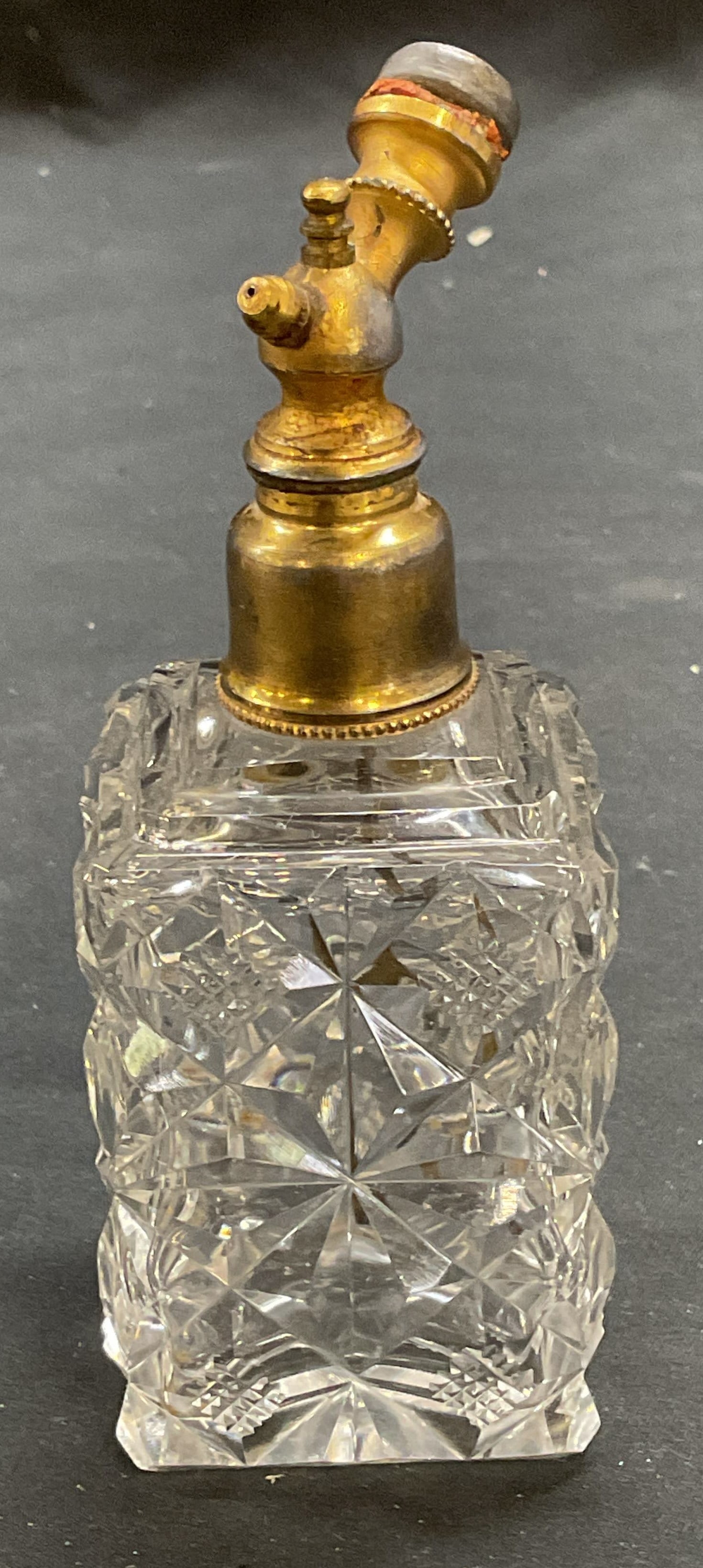 Vintage Cut Glass Perfume Bottle (1 of 6)