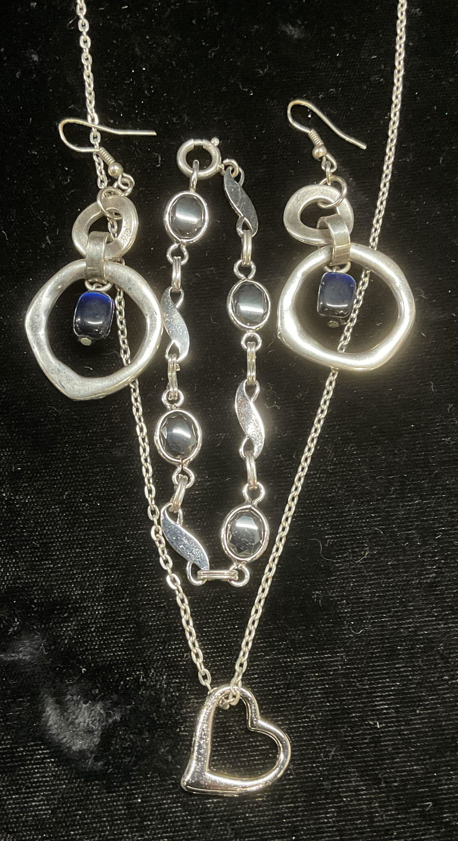 Lot 3 Van Dell Sterling Silver Bracelet, More (1 of 7)