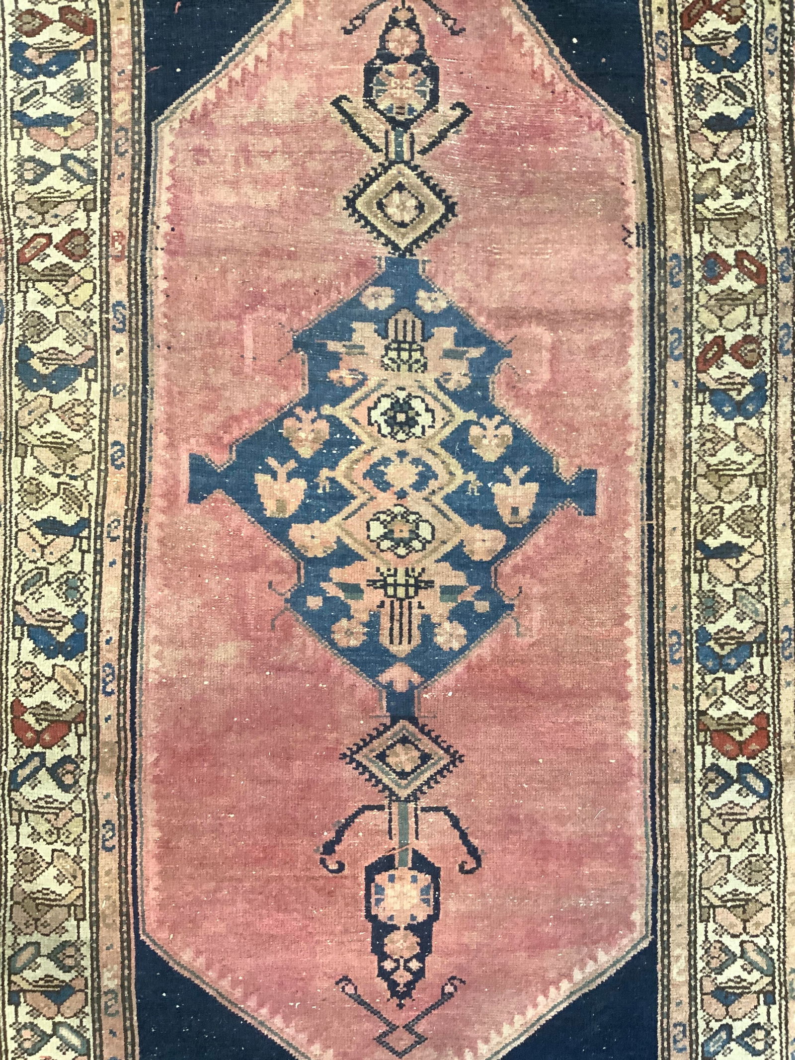 Vintage Handmade Oriental Wool Rug (1 of 8)