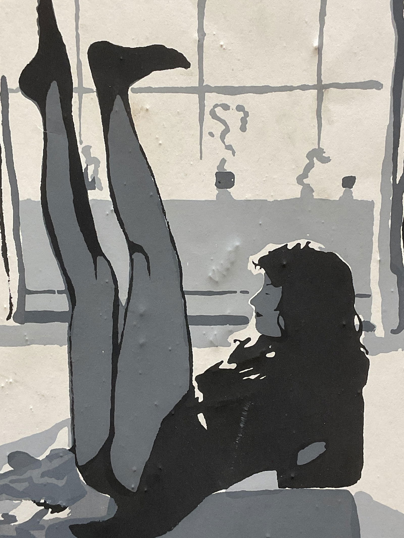 Signed Paula G Reclining Woman Serigraph 1982 (1 of 6)