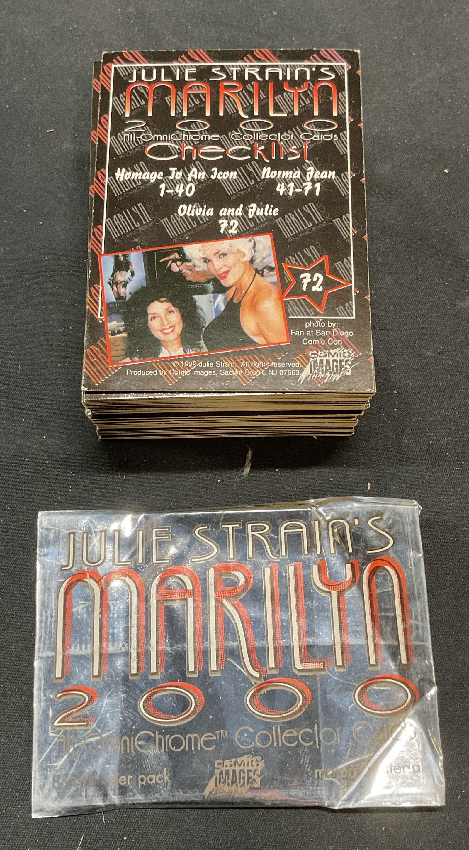 Group Lot 25+ Julie Strain Marilyn Trading Cards (1 of 6)
