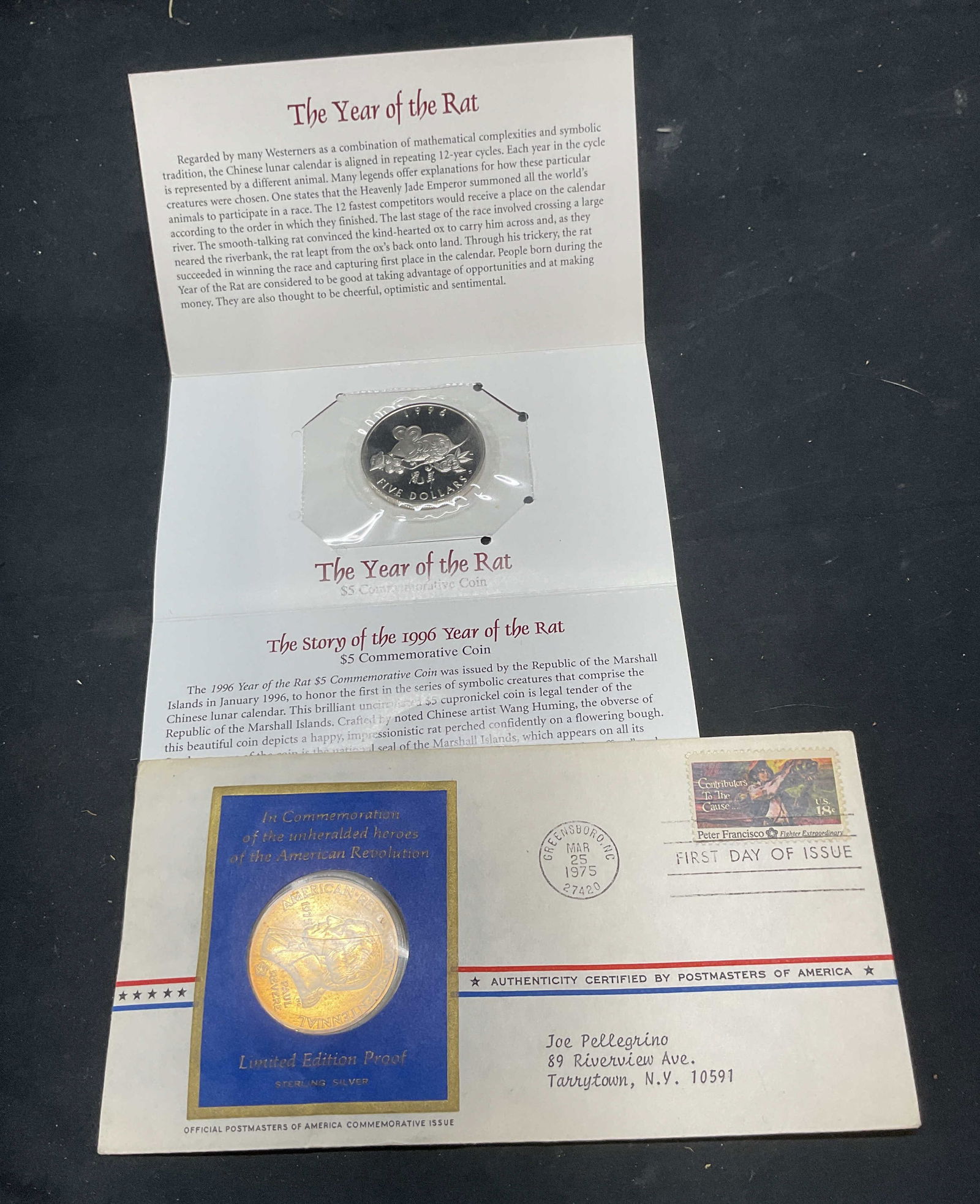 Lot 2 Sterling Silver Paul Revere First Issue + (1 of 8)