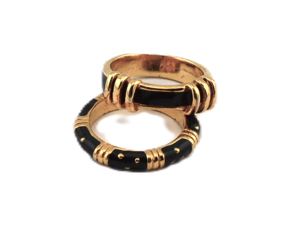 Gold Plated Silver Rings Size 5.75 (1 of 2)