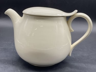Vintage Ceramic Teapot, Lidded MCM