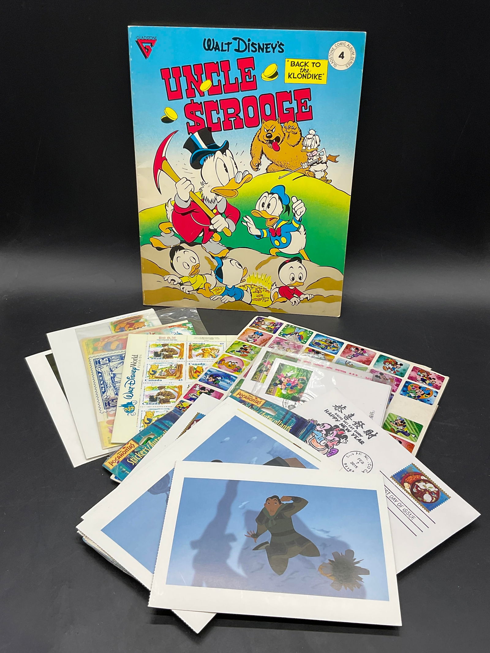 Grp Lot Disney + Stamps, Ephemera, Stickers+ 1987+ (1 of 18)