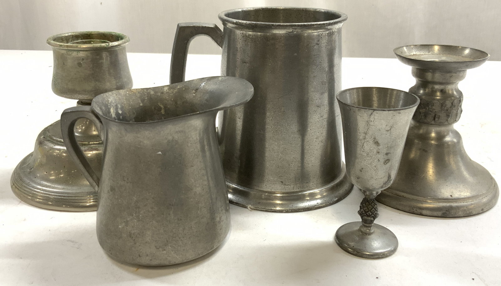 5 Vtg Tableware Eagles of Sheffield Eng Pewter + (1 of 7)