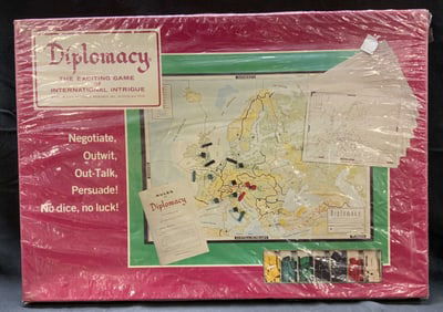 Vintage Diplomacy Board Game NIB USA