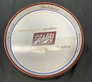 Vintage 1958 Schlitz Beer Tray USA