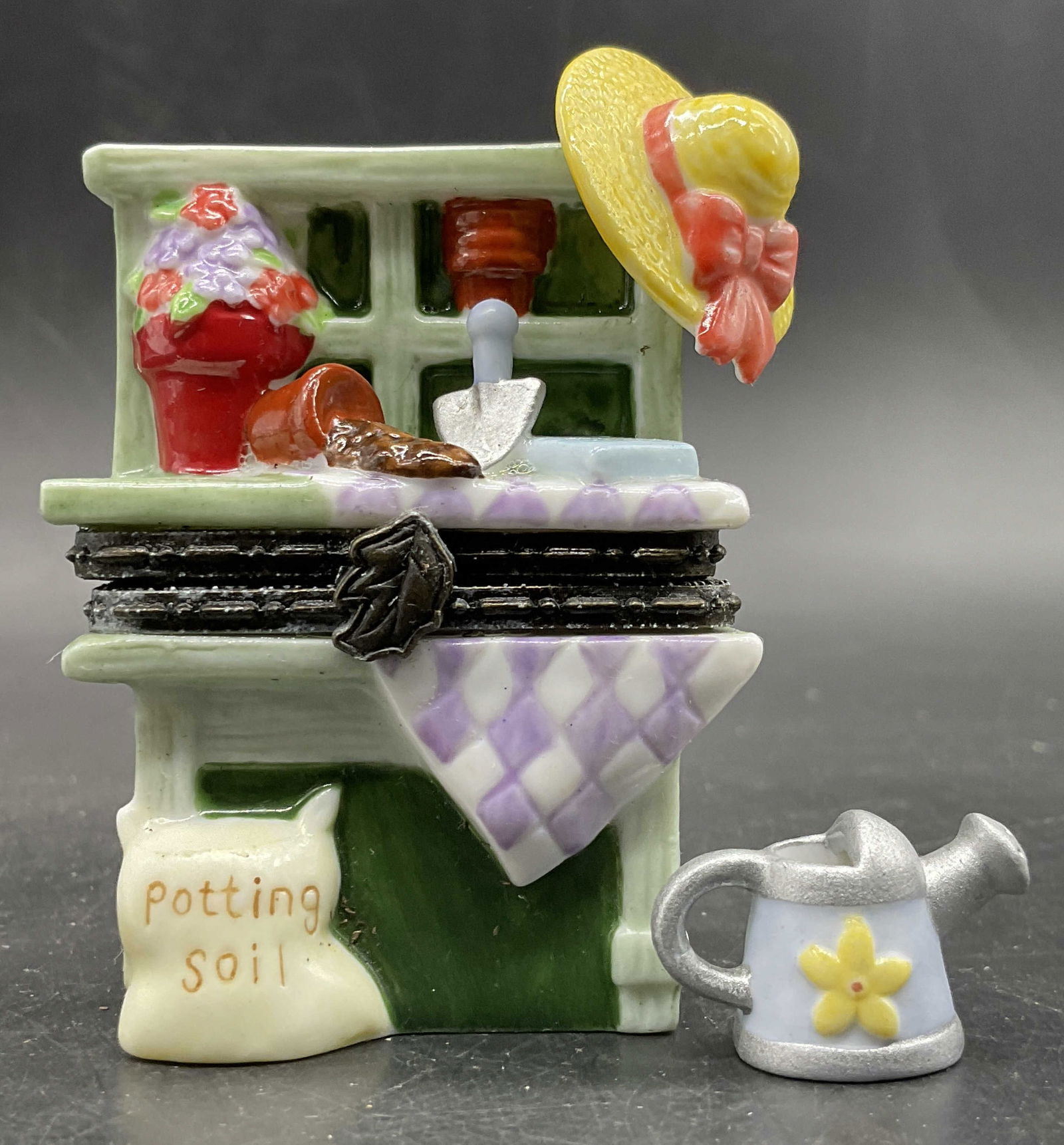 NATIONAL HOME GARDENING CLUB Ceramic Trinket Box (1 of 8)