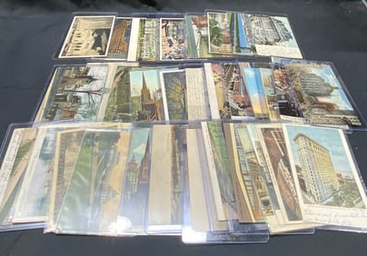 30+ Antique New York City Postcards