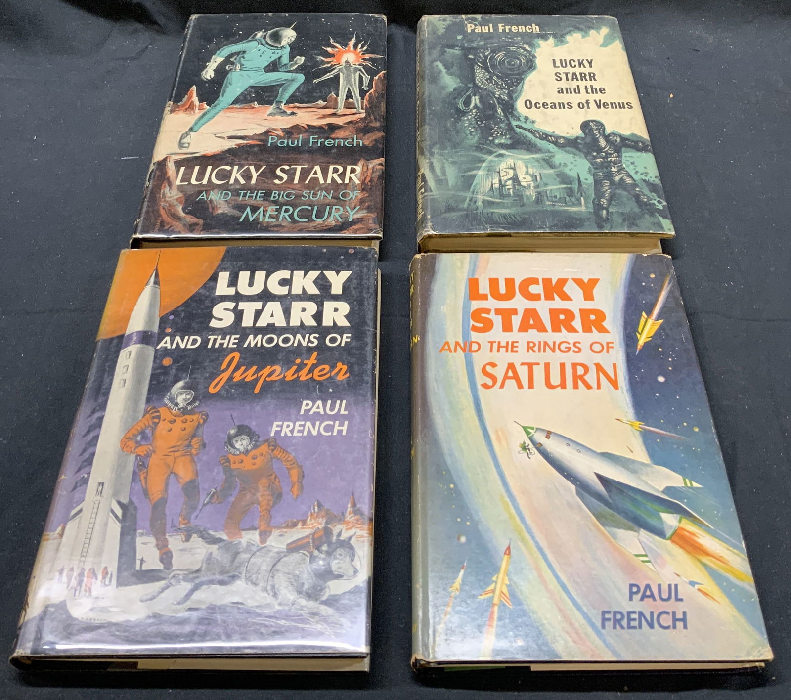 Lot4 Science Fiction Lucky Starr Paul French 1950s (1 of 10)