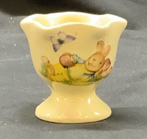 Vintage Ceramic Bunny Egg Cup