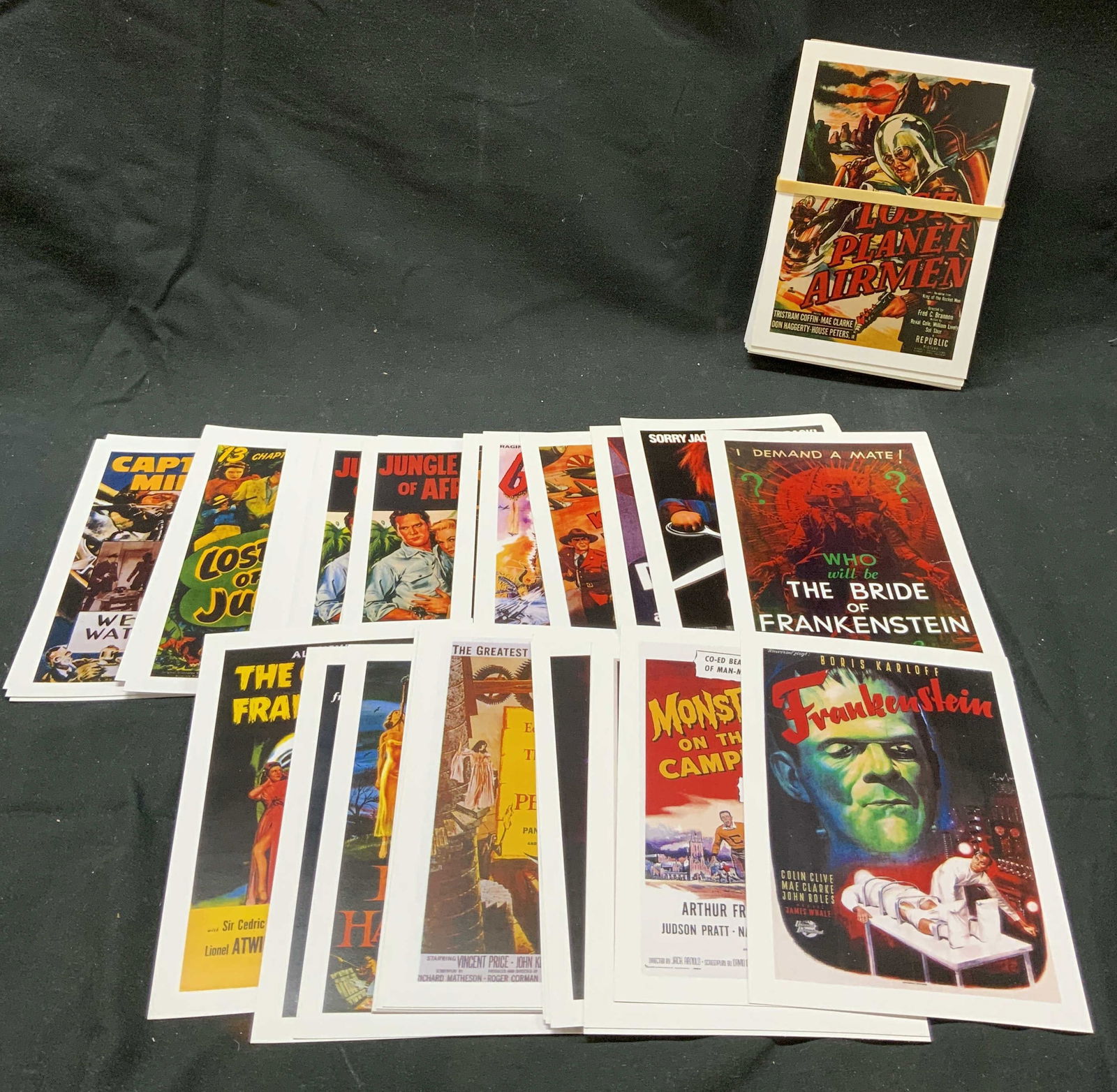 Group Lot 40+ Horror, Serial, B Movie Postcards (1 of 8)