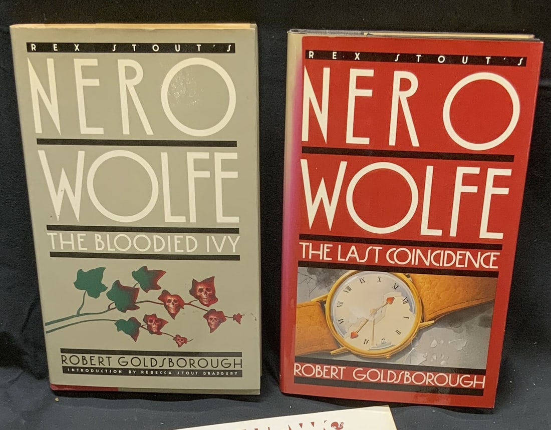 Lot 2 Nero Wolfe Novels By Robert Goldsborough (1 of 7)