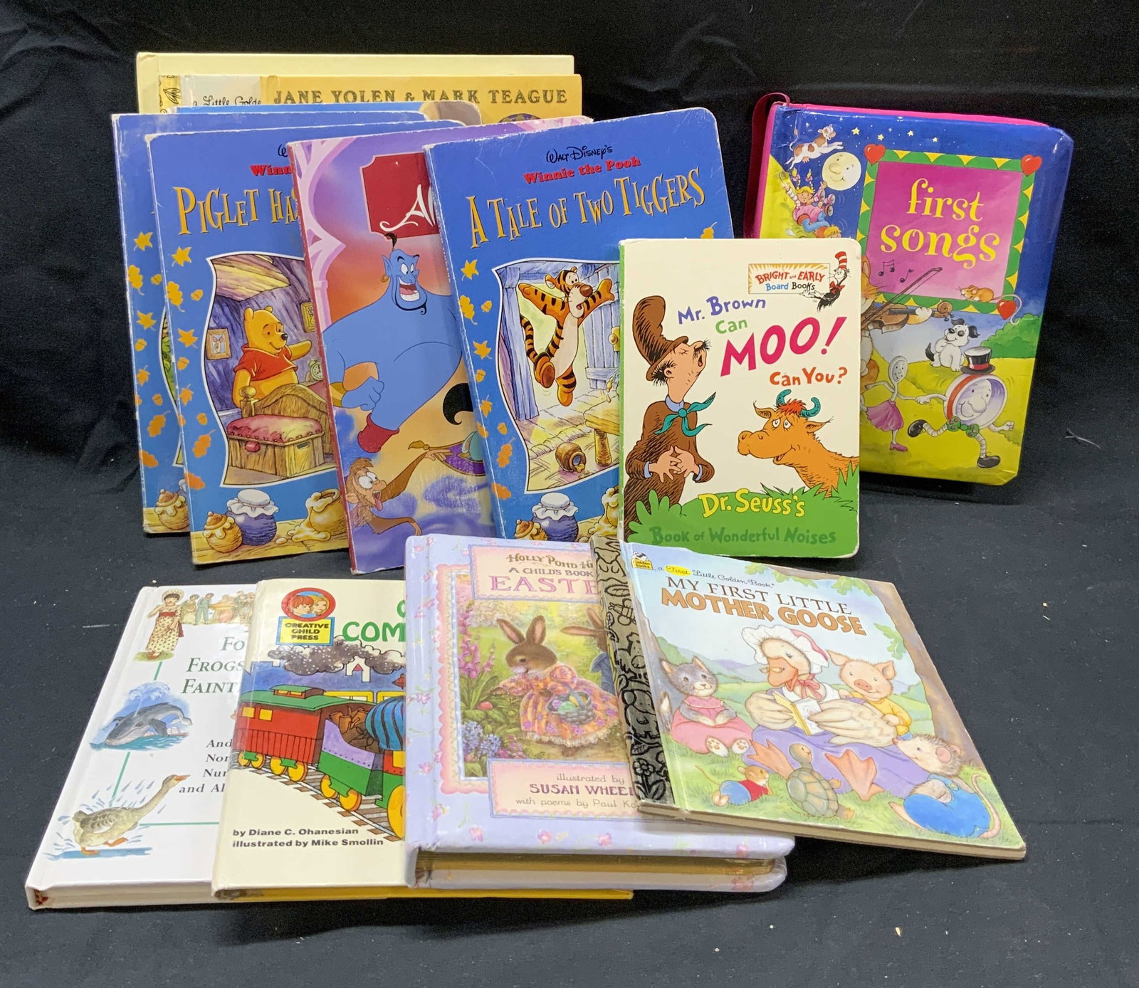 Vntg Lot 14 Childrens Stories & Nursery: Rhymes Group Lot of Childrens Stories & Nursery Rhymes. 14 childrens stories and nursery rhymes consisting of different authors and genres. Charlie Comes To Town, Four Fat Frogs Fanning Fainting Flies