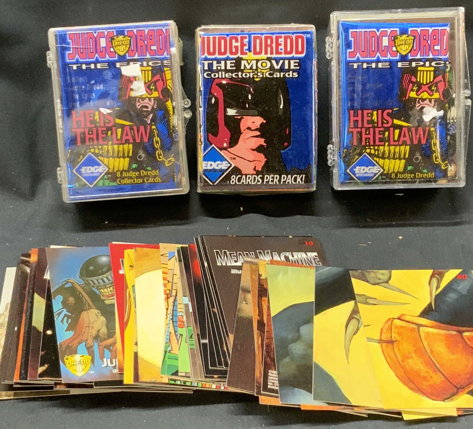 Group Lot 100+ Judge 1995 Dredd Collectors Cards (1 of 6)