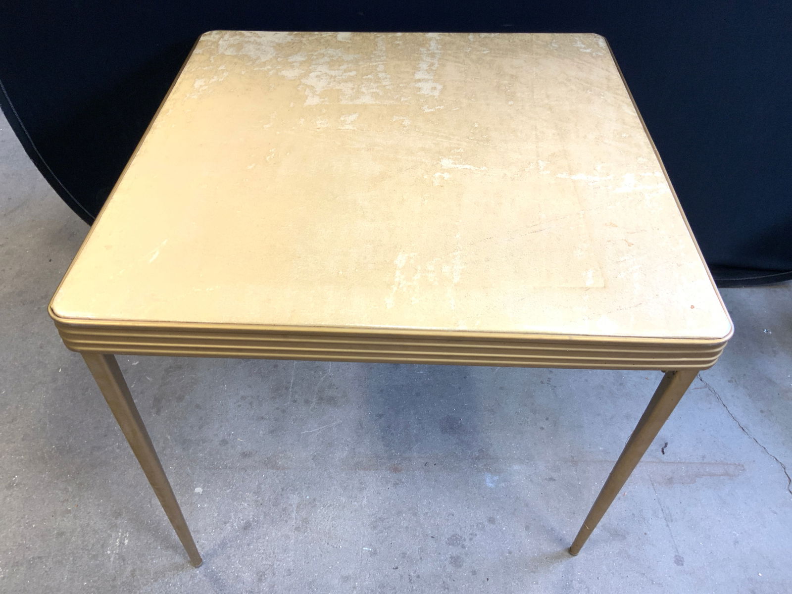 Vintage MCM Folding Leg Bridge Table (1 of 7)