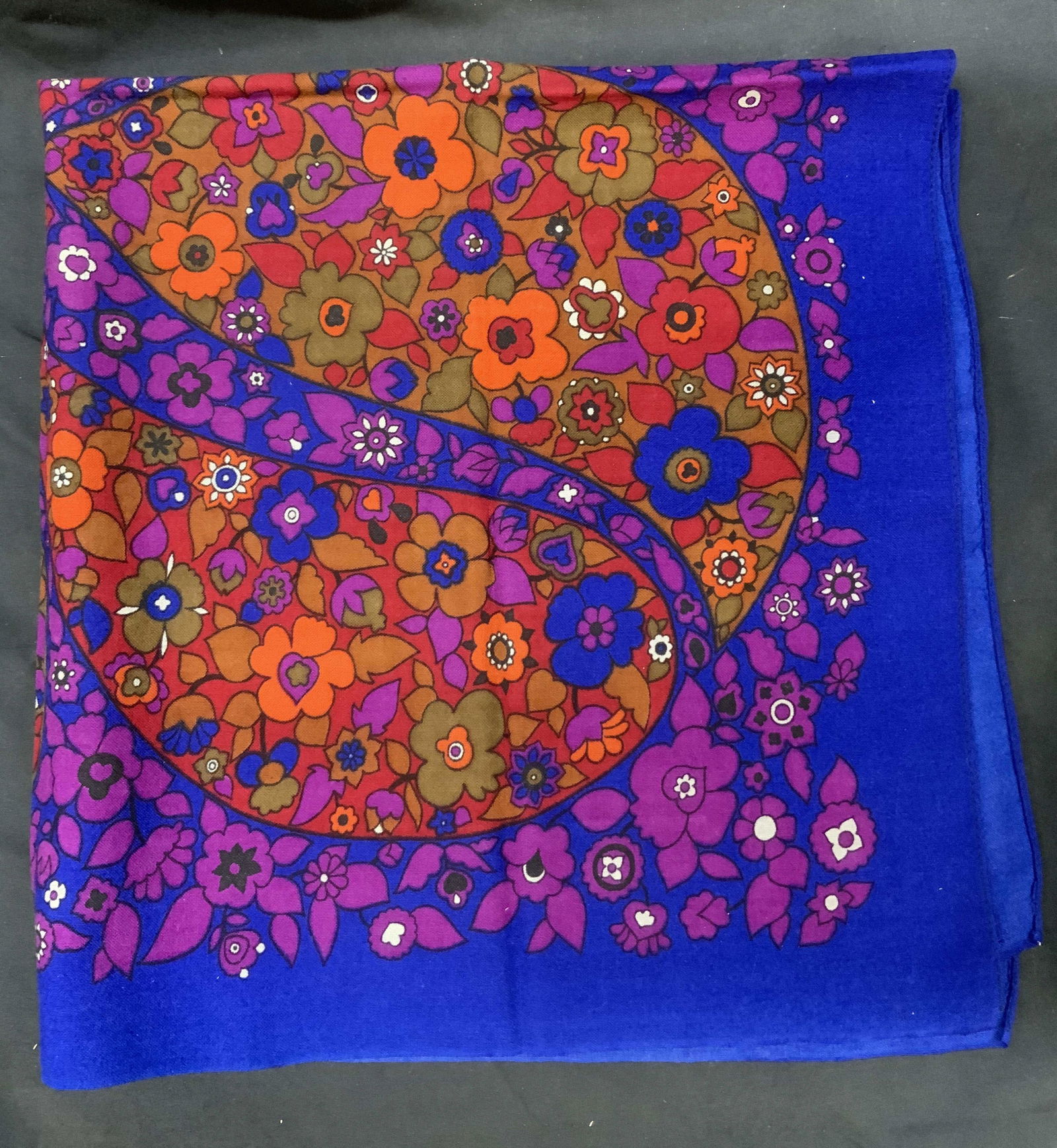 Multi-Color Floral Pattern Scarf (1 of 6)