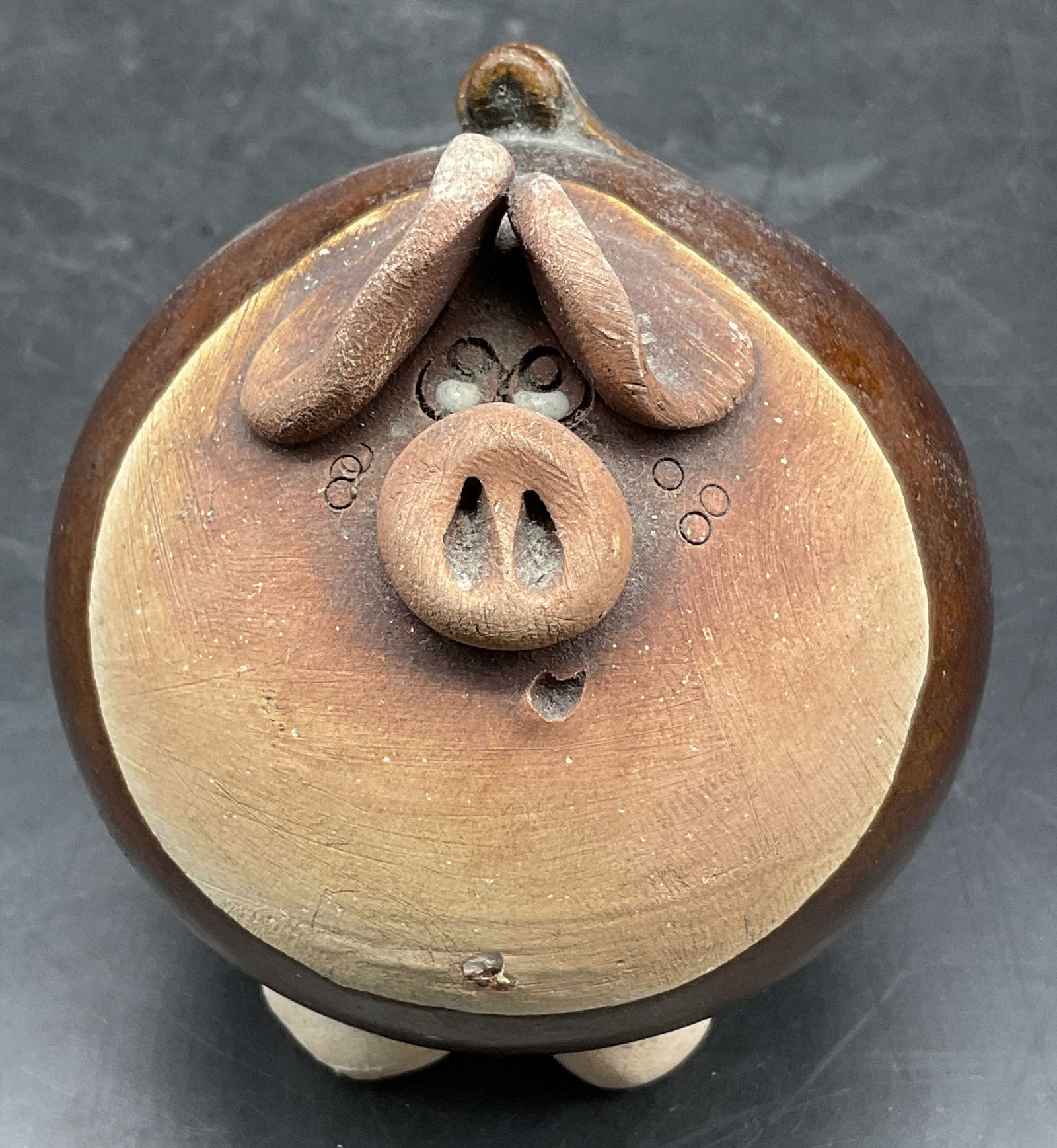 Vintage Handmade Pig Pottery Figural (1 of 7)