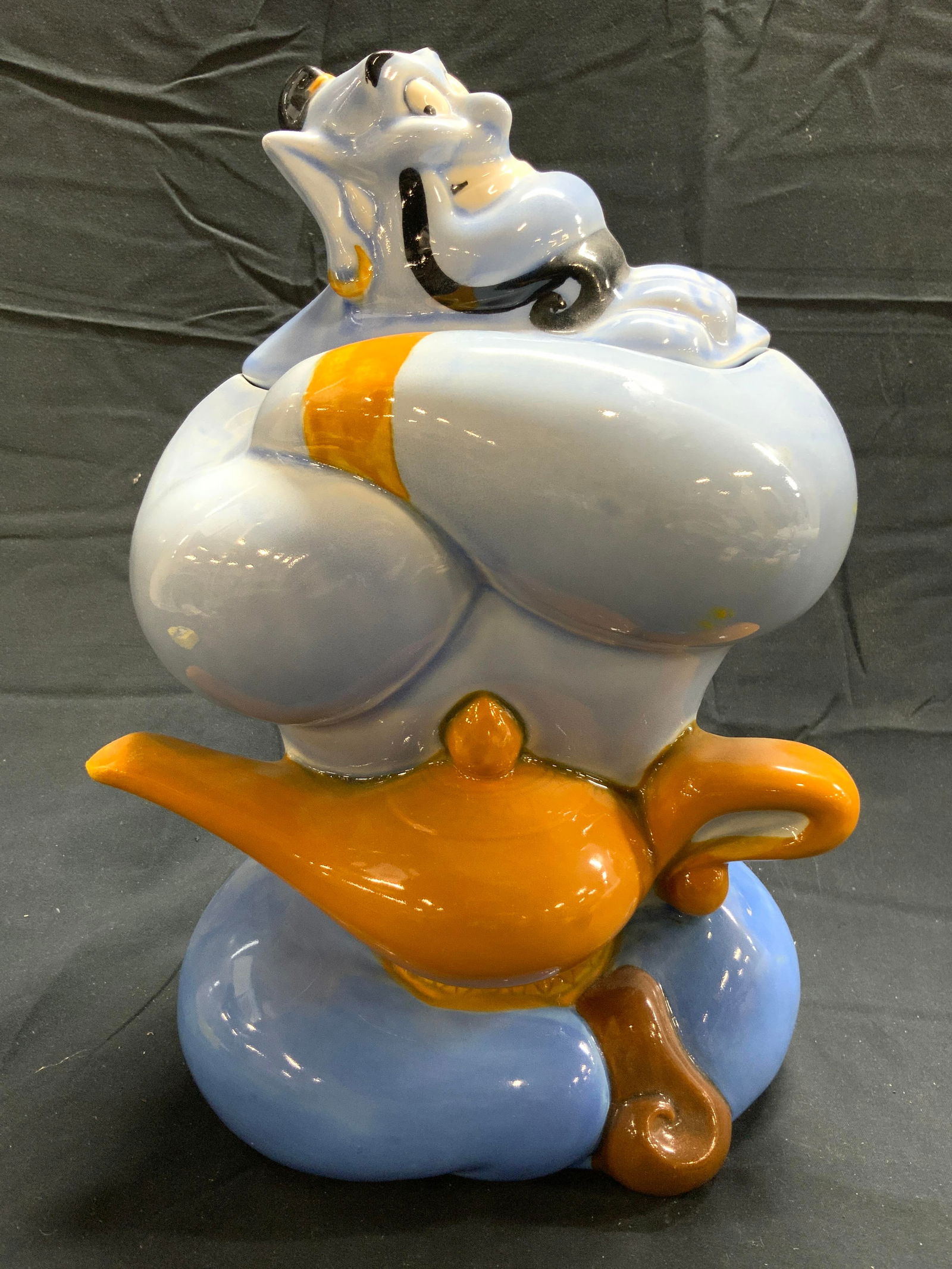 Ceramic Aladdin Genie Cookie Jar W Lid (1 of 9)