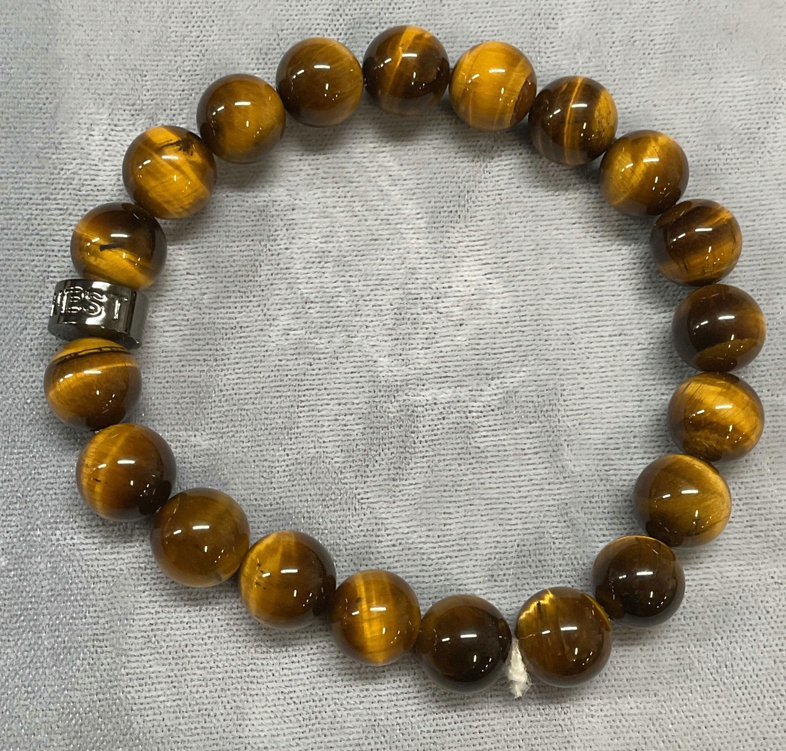 Nest Tigers Eye Semiprecious Beaded Bracelet (1 of 6)