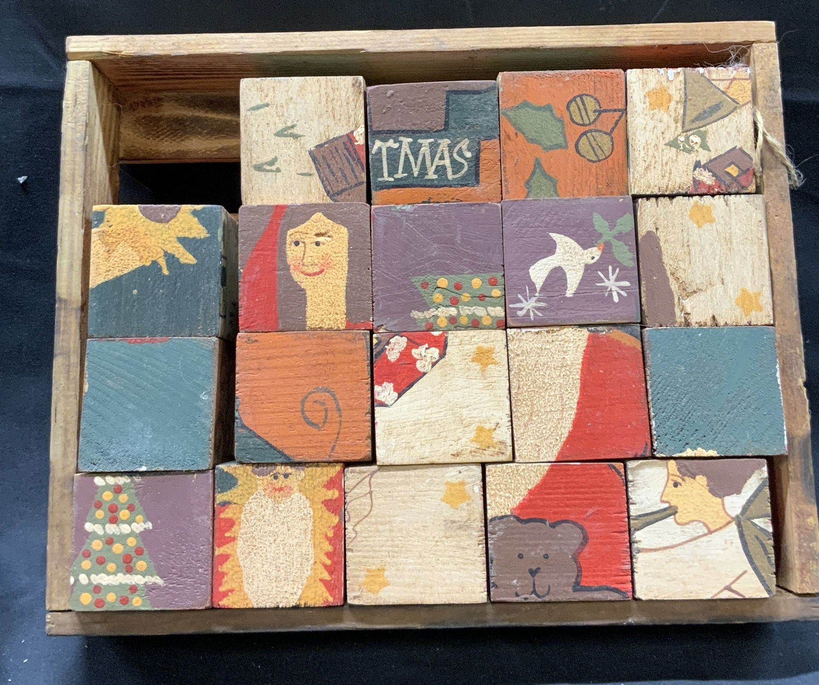 Vintage Wood Block Puzzle (1 of 7)