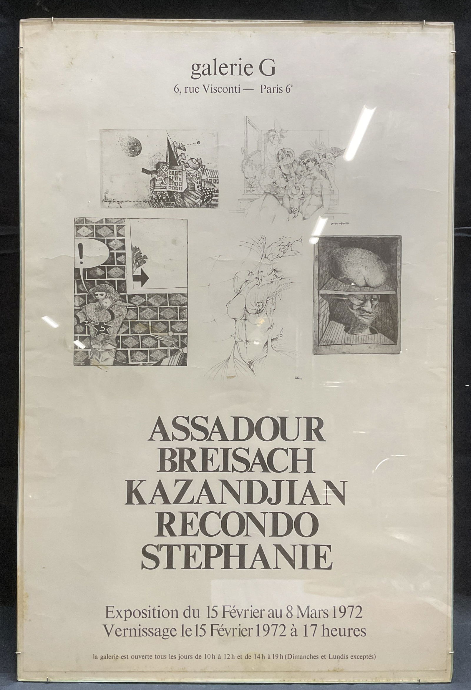 1972 Galerie G French Exhibition Poster (1 of 6)