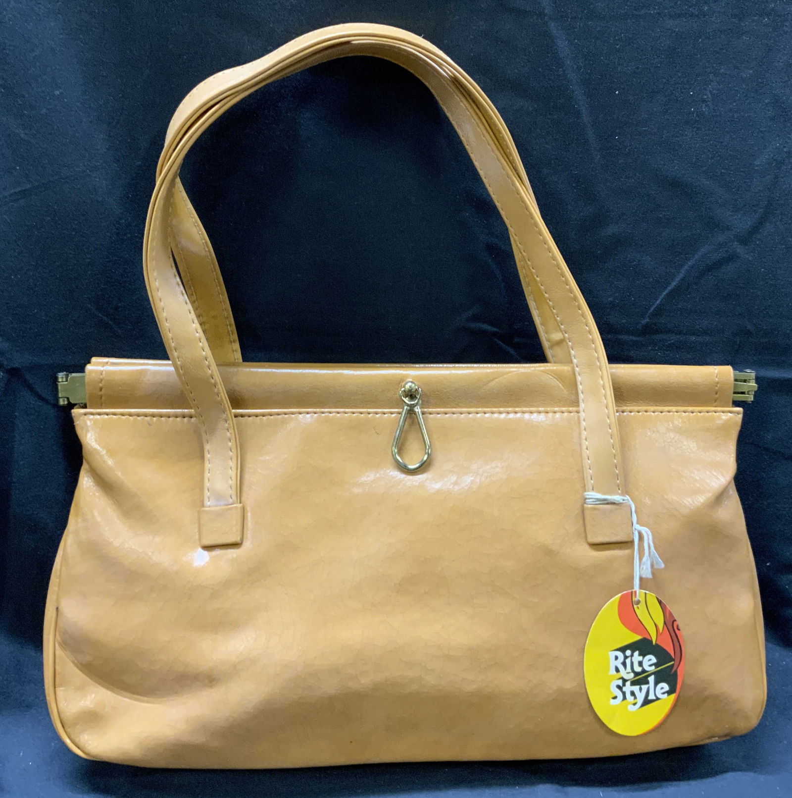 Vintage Light Brown Leather Rite Style Handbag (1 of 8)