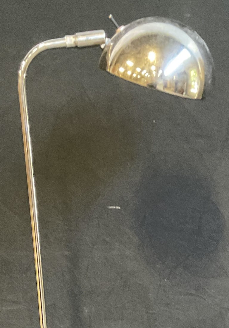 Vintage Mid Century Modern Style Chrome Floor Lamp (1 of 8)