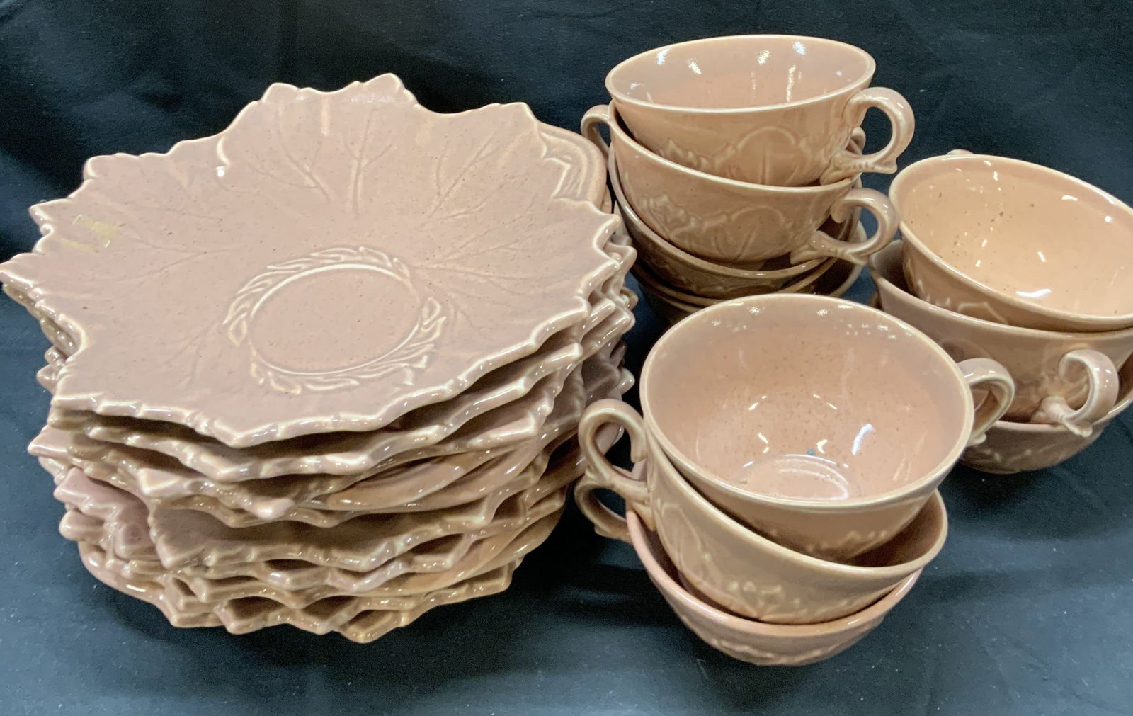 Lot Vntg WOODFIELD Meg Steubenville Plates & Cups (1 of 10)