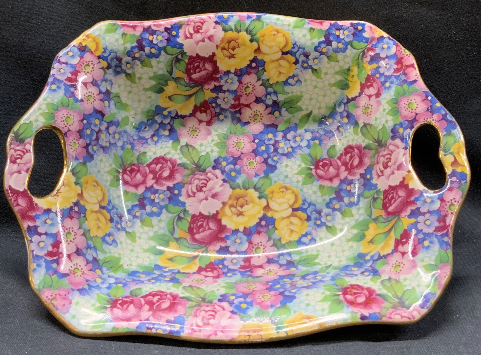 Vntg Royal Winton Grimwades Julia Chintz Dish Engl (1 of 7)