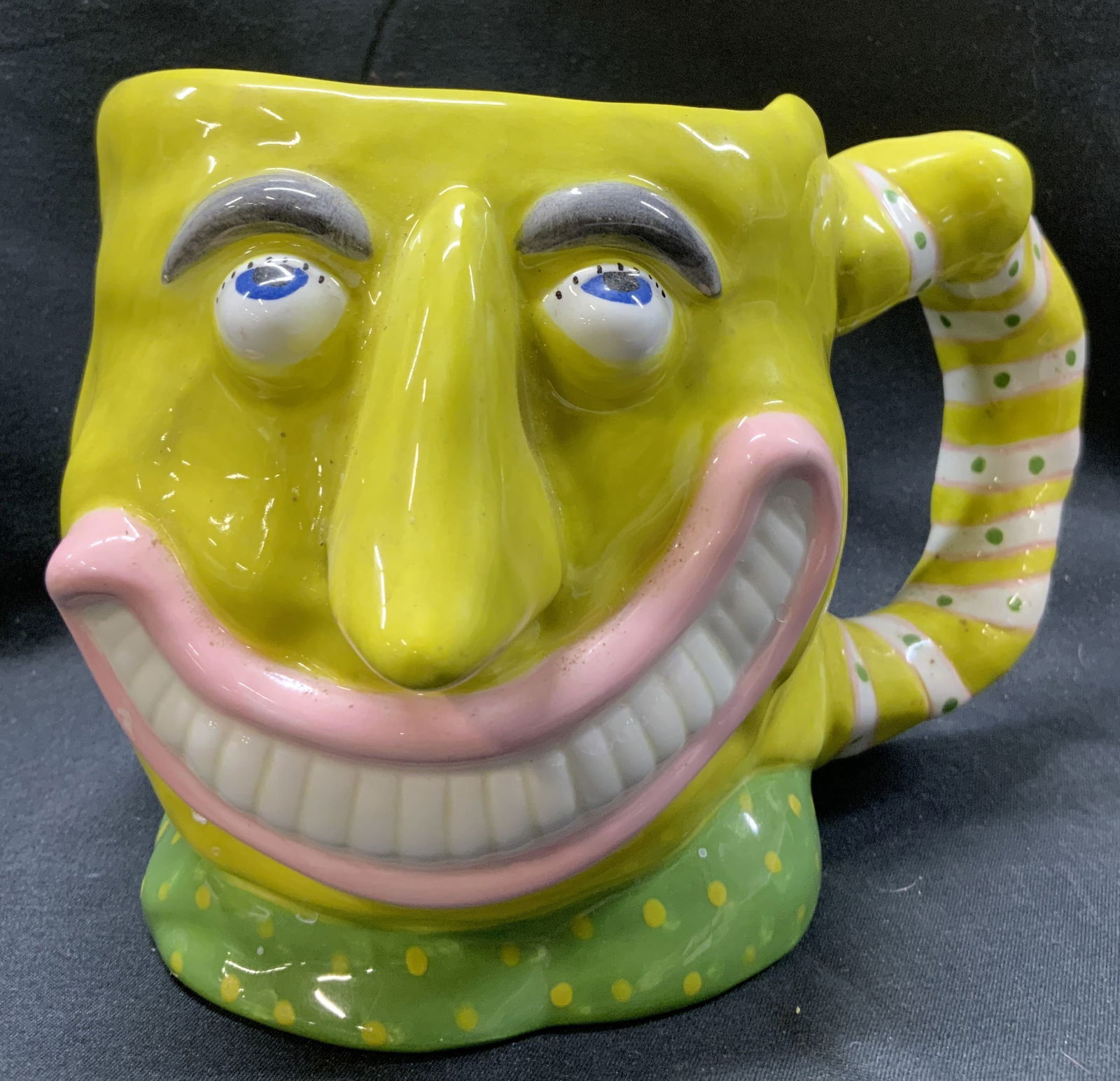 Judie Bomberger Colorful Vibrant Ceramic Face Mug (1 of 10)