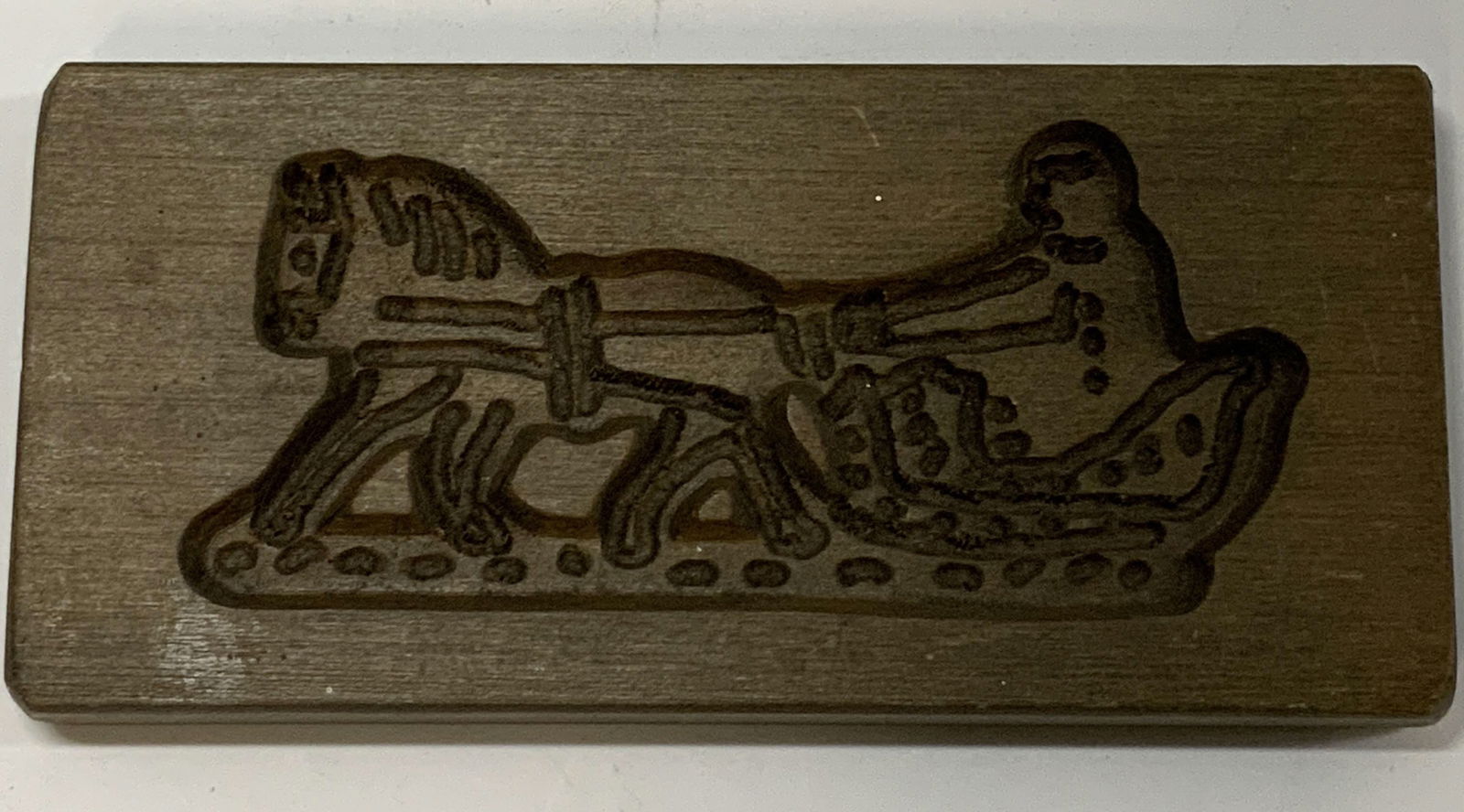 Vintage Wooden Sleigh Ride Mold (1 of 6)