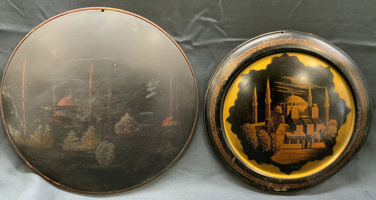 Lot 2 Vintage Decorative Copper Wall Plaques (1 of 9)