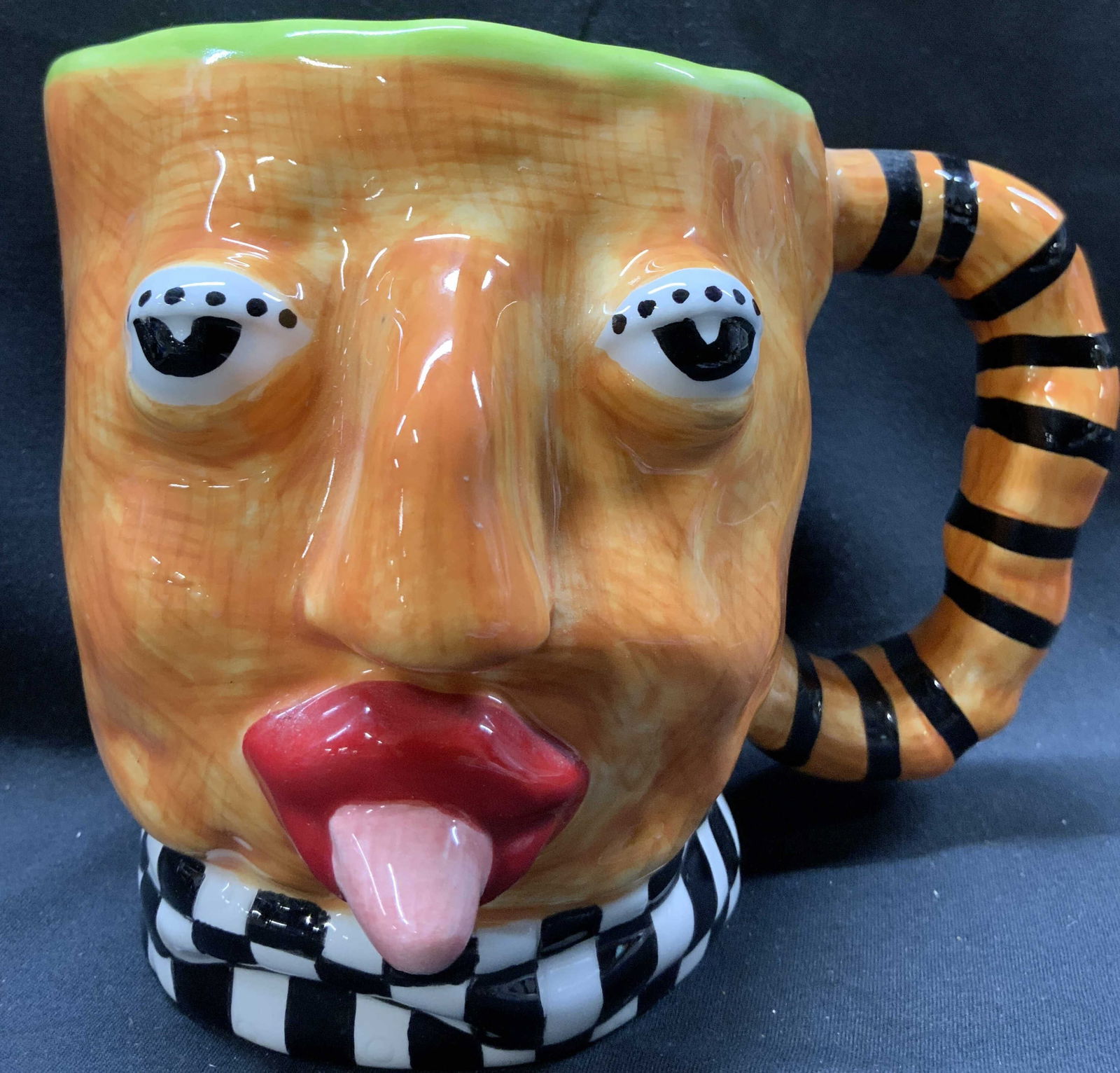 Jude Bomberger Colorful Vibrant Ceramic Face Mug. (1 of 9)