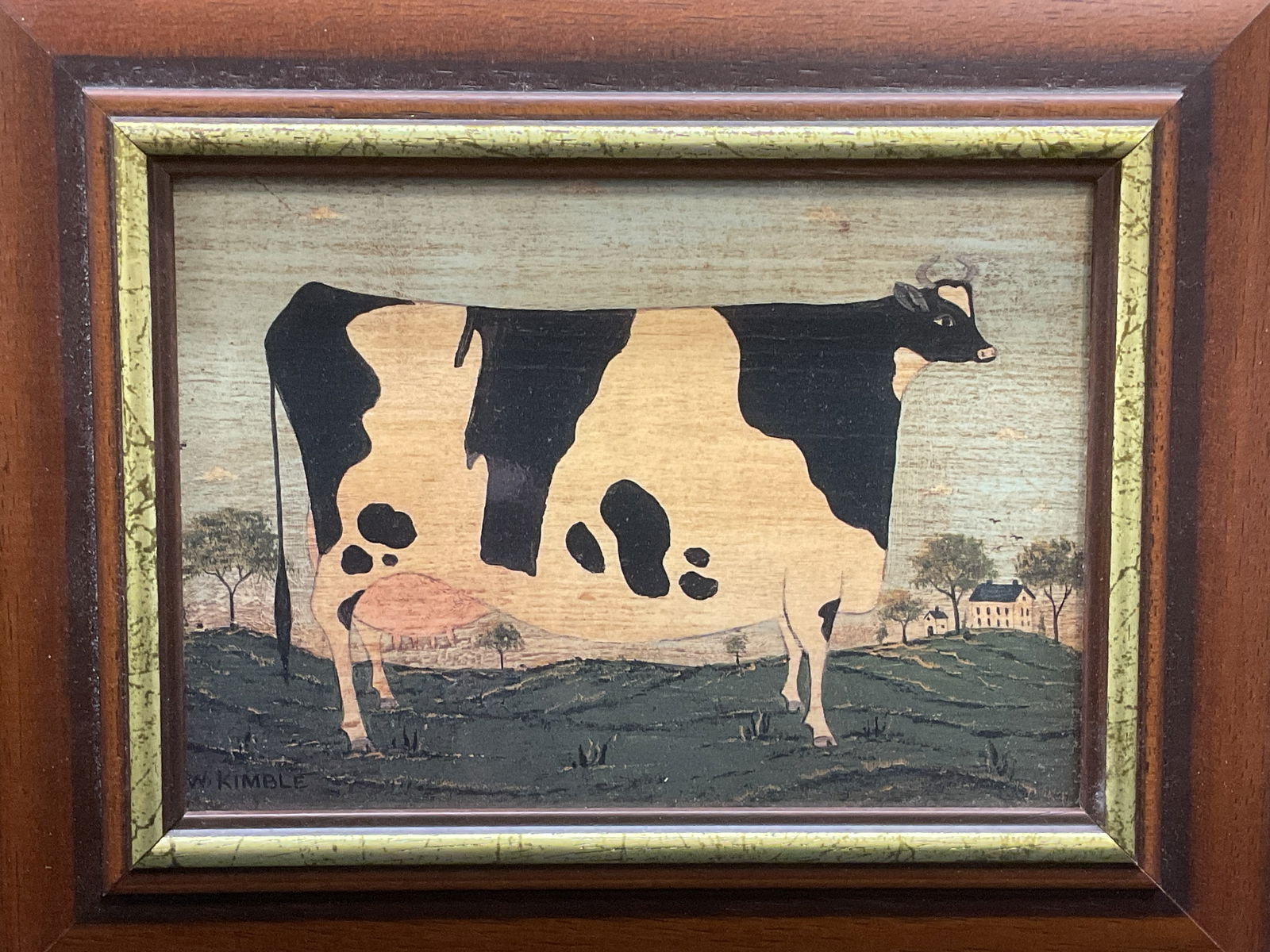 Warren Kimble Cow Farm Animal Repro Print (1 of 6)
